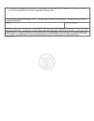 Additional Information for the Oath of Allegiance for the Application of Certification - New Jersey, Page 2