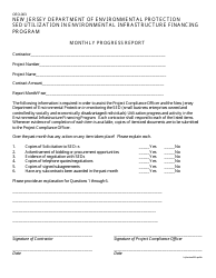Form OEO-003 Sed Participation Monthly Progress Report - New Jersey, Page 2