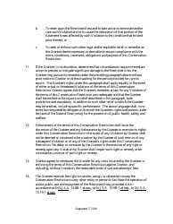 Grant of Conservation Restriction (Czm Mitigation Site Area) - New Jersey, Page 5