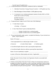 A Highlands Preservation Area Approval Pre-application Meeting Checklist - New Jersey, Page 3
