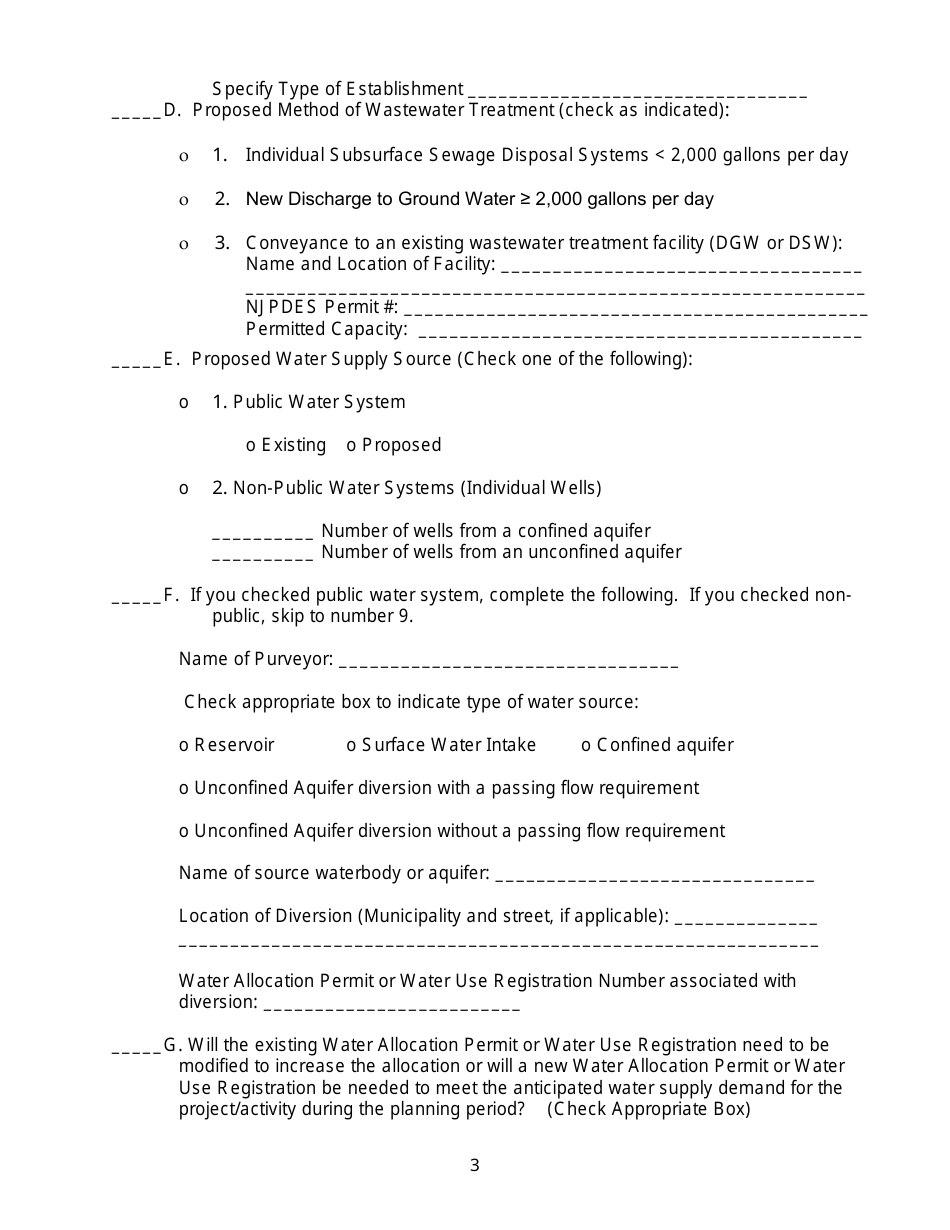 New Jersey A Highlands Preservation Area Approval Preapplication