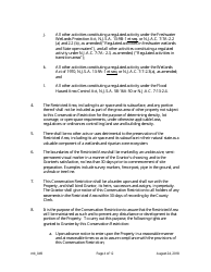 Grant of Conservation Restriction (Wetland Mitigation/Riparian Zone Mitigation) - New Jersey, Page 4