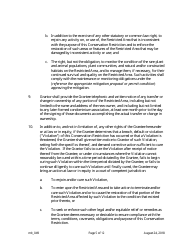 Grant of Conservation Restriction (Wetland Mitigation/Riparian Zone Mitigation) - New Jersey, Page 5
