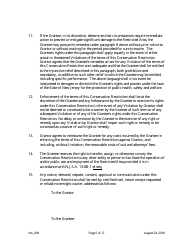 Grant of Conservation Restriction (Wetland Mitigation/Riparian Zone Mitigation) - New Jersey, Page 6