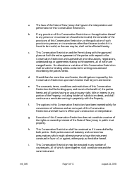Grant of Conservation Restriction (Wetland Mitigation/Riparian Zone Mitigation) - New Jersey, Page 9