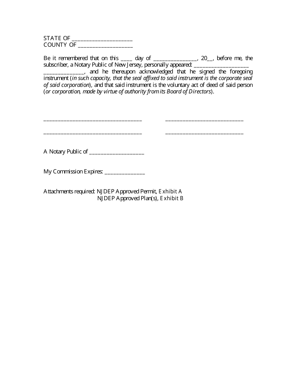 Declaration of Conservation Restriction (Bulkheads in Shellfish Habitat) - New Jersey, Page 3