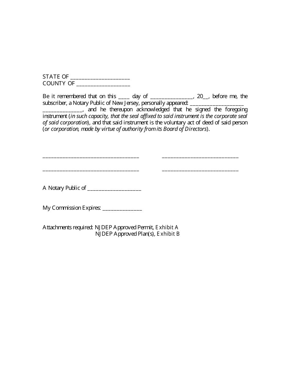 Declaration of Conservation Restriction (Docs in Shellfish Habitat) - New Jersey, Page 3