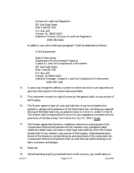 Grant of Conservation Restriction/Easement (Dune Area) - New Jersey, Page 6
