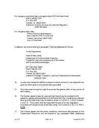 Grant of Conservation Restriction (Riparian Zone Mitigation) - New Jersey, Page 6