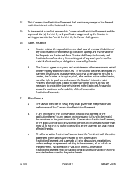 Grant of Conservation Restriction/Easement (Shore Protection Structure Area) - New Jersey, Page 6