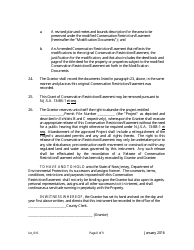 Grant of Conservation Restriction/Easement (Shore Protection Structure Area) - New Jersey, Page 8