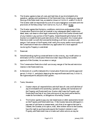 Grant of Conservation Restriction (Transition Area Waiver) - New Jersey, Page 6
