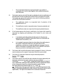 Grant of Conservation Restriction (Transition Area Waiver) - New Jersey, Page 8