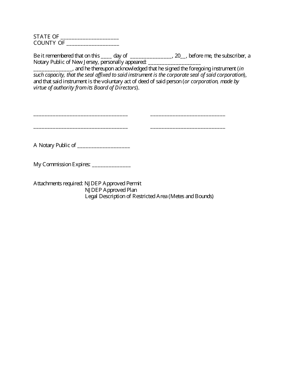 Grant of Conservation Restriction (Intertidal / Subtidal Mitigation Site Area) - New Jersey, Page 10