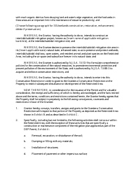 Grant of Conservation Restriction (Intertidal/Subtidal Mitigation Site Area) - New Jersey, Page 2