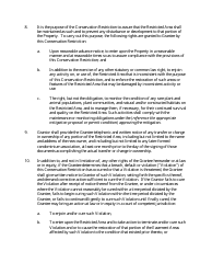 Grant of Conservation Restriction (Intertidal/Subtidal Mitigation Site Area) - New Jersey, Page 4