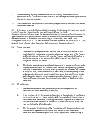 Grant of Conservation Restriction (Intertidal/Subtidal Mitigation Site Area) - New Jersey, Page 7