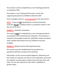 Instructions for Pasrr Level II Psychiatric Evaluation - New Jersey, Page 2