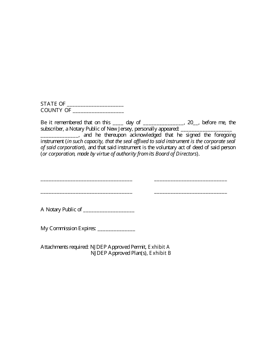 Declaration of Conservation Restriction (Shore Protection Structure Reconstruction Within 18) - New Jersey, Page 3