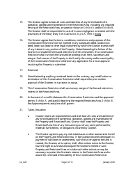 Grant of Conservation Restriction (Transition Area Waiver Averaging Plan) - New Jersey, Page 6