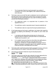 Grant of Conservation Restriction (Transition Area Waiver Averaging Plan) - New Jersey, Page 8