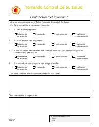 Document preview: Formulario ACS-20A Evaluacion Del Programa - New Jersey (Spanish)