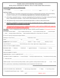Document preview: Pasrr Level II Psychiatric Evaluation - New Jersey