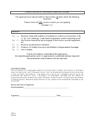 Form JACC-4 Section III Jacc Provider Application: Chore Services - New Jersey, Page 2