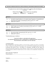Form JACC-6 Section III Jacc Provider Application: Facility-Based Respite Care Services - New Jersey, Page 2