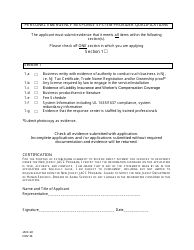 Form JACC-10 Jacc Provider Application, Section Iii: Personal Emergency Response System (Pers) - New Jersey, Page 2