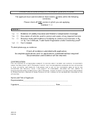 Form JACC-13 Jacc Provider Application, Section Iii: Transportation Services - New Jersey, Page 2