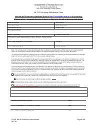 Document preview: Form LTC-49 Mltss Voluntary Withdrawal Form - New Jersey