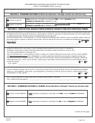 Form LTC-26 Pre-admission Screening and Resident Review (Pasrr) Level I Screen - New Jersey, Page 2