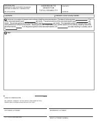 Document preview: Form WC-377I Addendum to Order for Total Disability - New Jersey