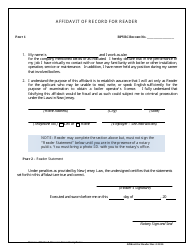 Affidavit of Record for Reader/Interpreter (Reader) Boiler Operator Examination - New Jersey, Page 3