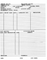 NJDMAVA Form 29 Resident Diet Card - New Jersey, Page 2