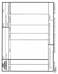 Document preview: NJDMAVA Form 350 Unit Training Schedule - New Jersey