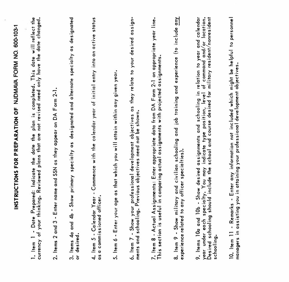 NJDMAVA Form 600-103-1 Professional Development Plan - New Jersey, Page 2