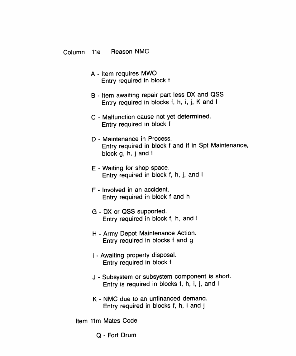 NJDMAVA Form 742 Not Mission Capable Worksheet - New Jersey, Page 2
