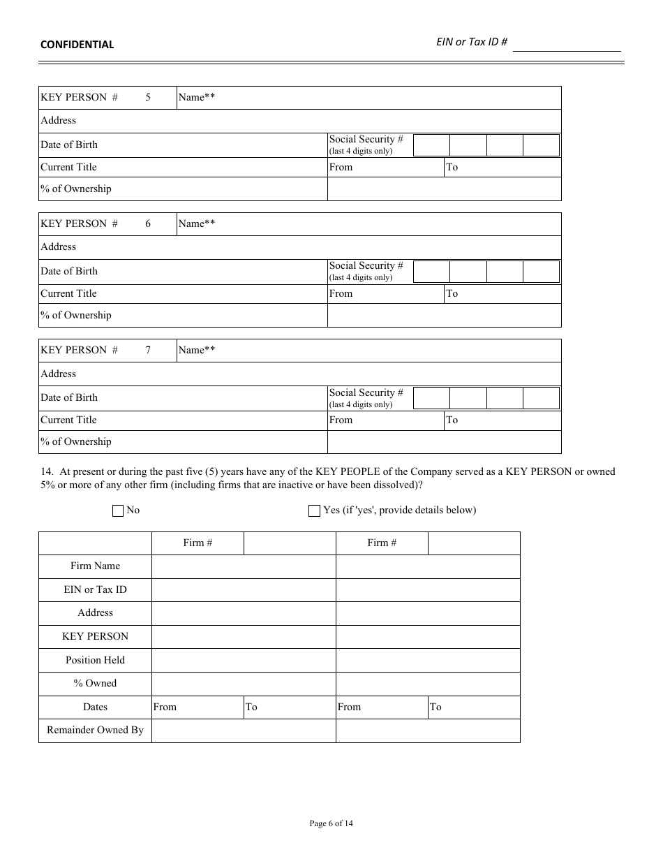 Background Qualification Questionnaire - New Jersey, Page 7