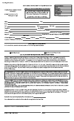 Form MT-120A Application for Highway Occupancy - New Jersey