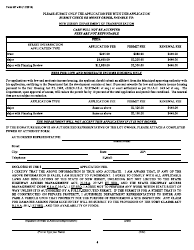 Form MT-160 Street Intersection Application - New Jersey, Page 4