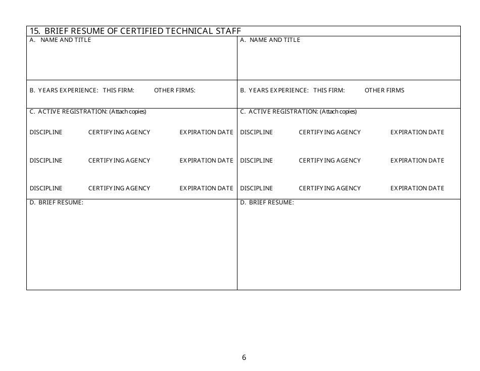 Form 48T Material Testing Laboratory Pre-qualification Application - New Jersey, Page 6