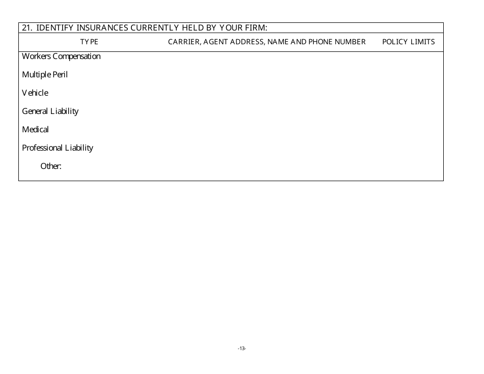 Form 48A Professional Services Prequalification Application Form - New Jersey, Page 14