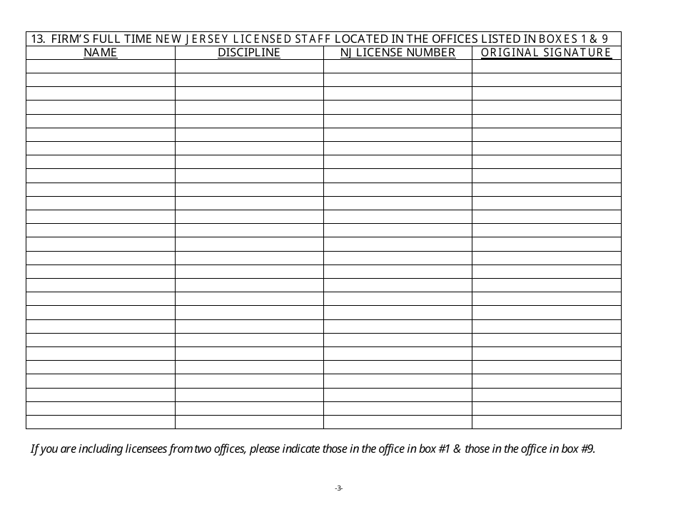 Form 48A Professional Services Prequalification Application Form - New Jersey, Page 4