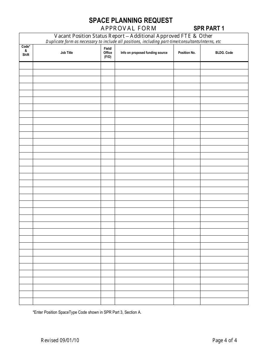 Part 1 Space Planning Request - New Jersey, Page 4