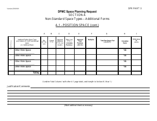 Document preview: Part 3 Space Planning Request - New Jersey