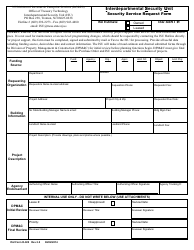 Document preview: ISU Form R-020 Interdepartmental Security Unit Security Service Request Form - New Jersey