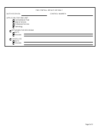 Procurement Request Form - New Jersey, Page 2