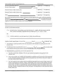 Form 10160 &quot;Order to Show Cause and to Appoint a Law Guardian With Care and Supervision&quot; - New Jersey, Page 2